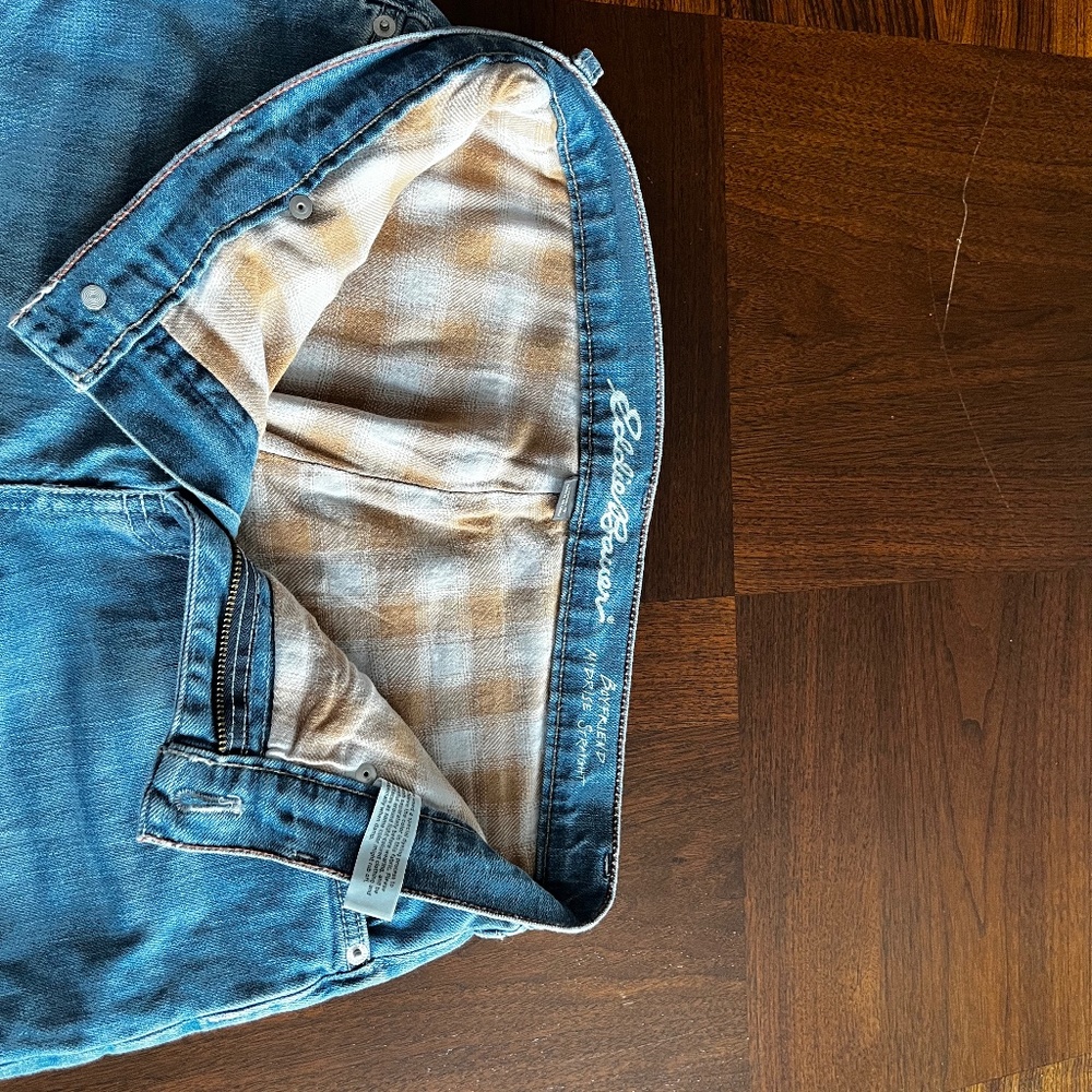 Eddie Bauer lined jeans
